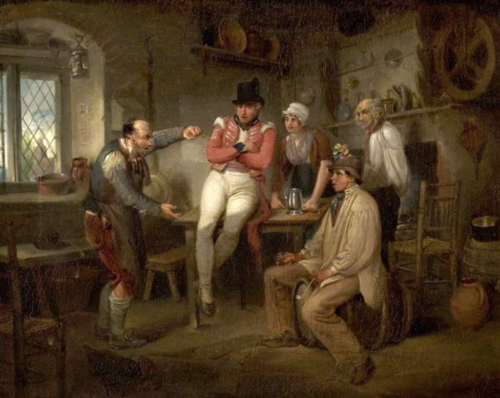 Detail of The Recruit, 1806 by Edward Bird