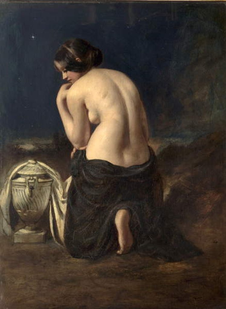 Detail of The Mourner, 1842 by William Etty