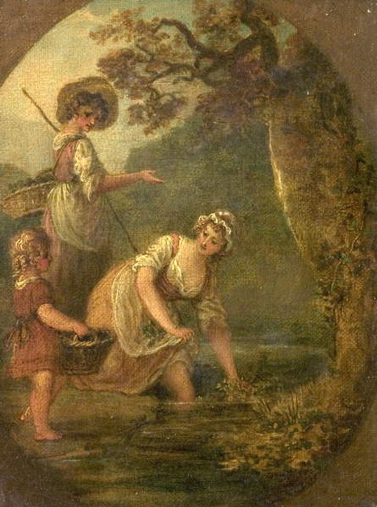Detail of The Watercress-Gatherers by William Hamilton