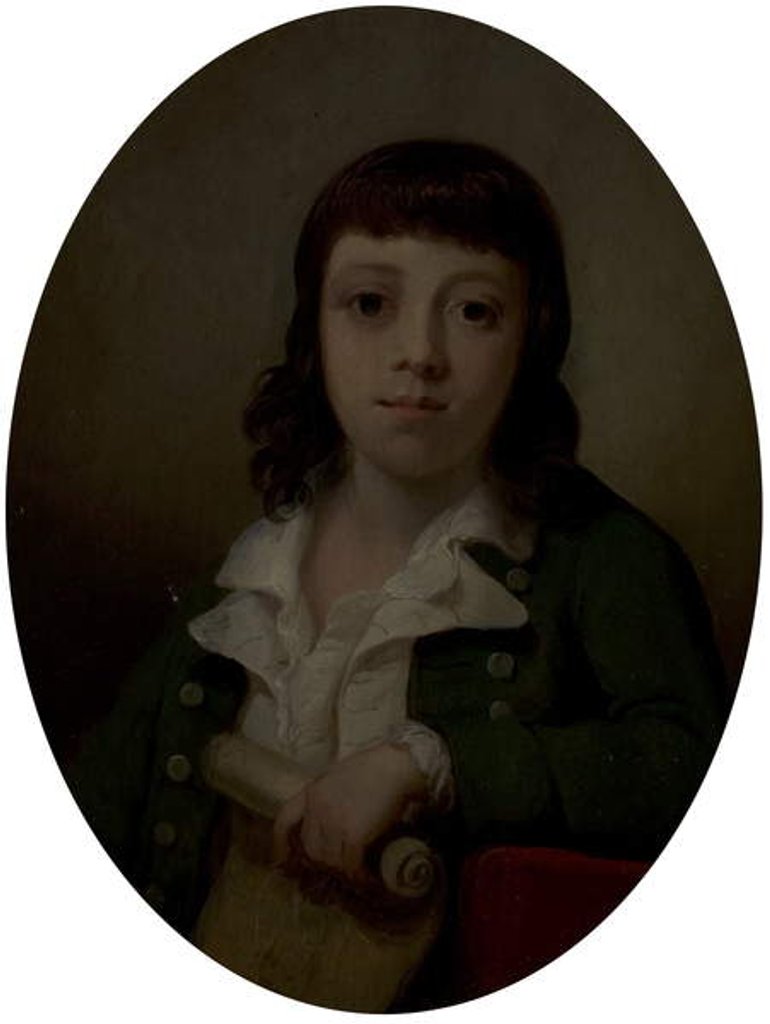 Detail of George Morland by Henry Robert Morland