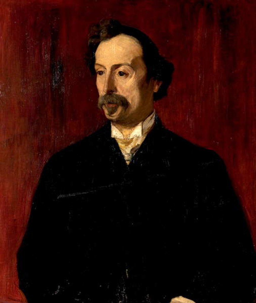 Detail of Self Portrait by William Quiller Orchardson