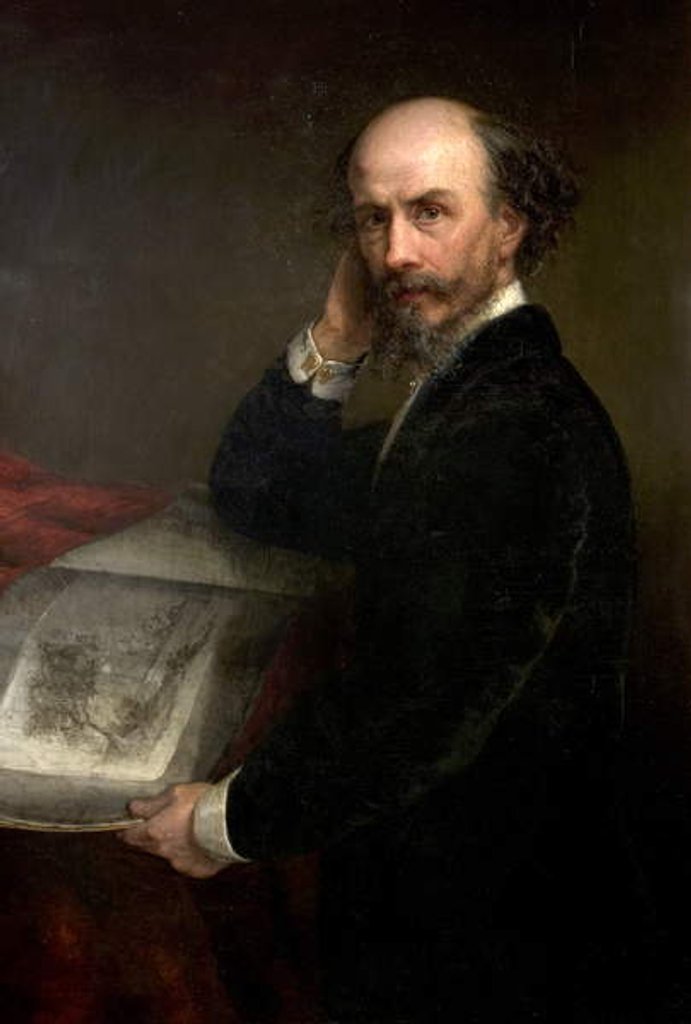 Detail of Tom Allom by George Richmond