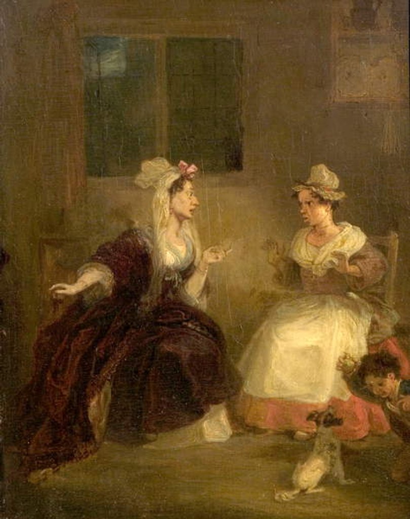 Detail of The Scandal by Robert Smirke