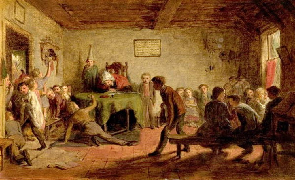 Detail of The Dame's School by George Smith