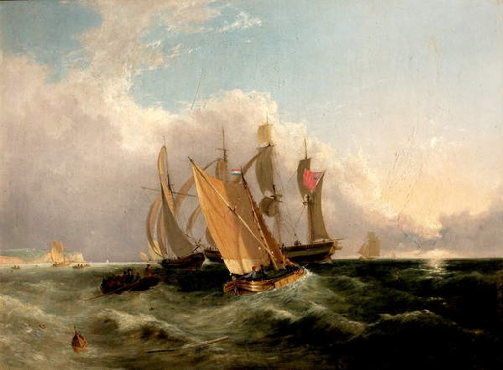 Detail of Sea Piece, 1827 by George Vincent
