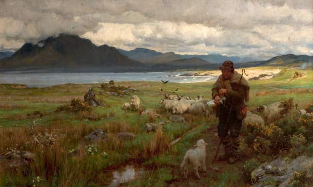 Detail of The Orphan, 1888 by Ernest Albert Waterlow