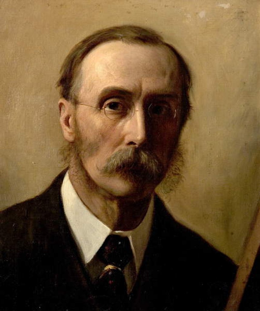 Detail of Self Portrait by Edward Tayler