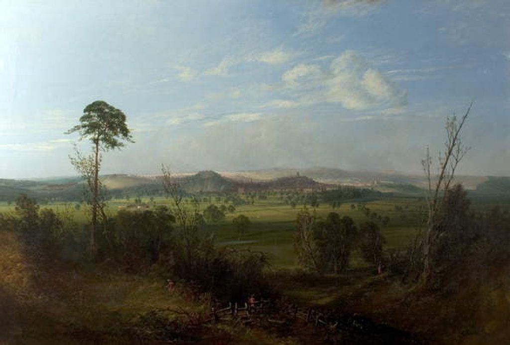 Detail of View of Nottingham from Wilford, c.1850 by John Rawson Walker