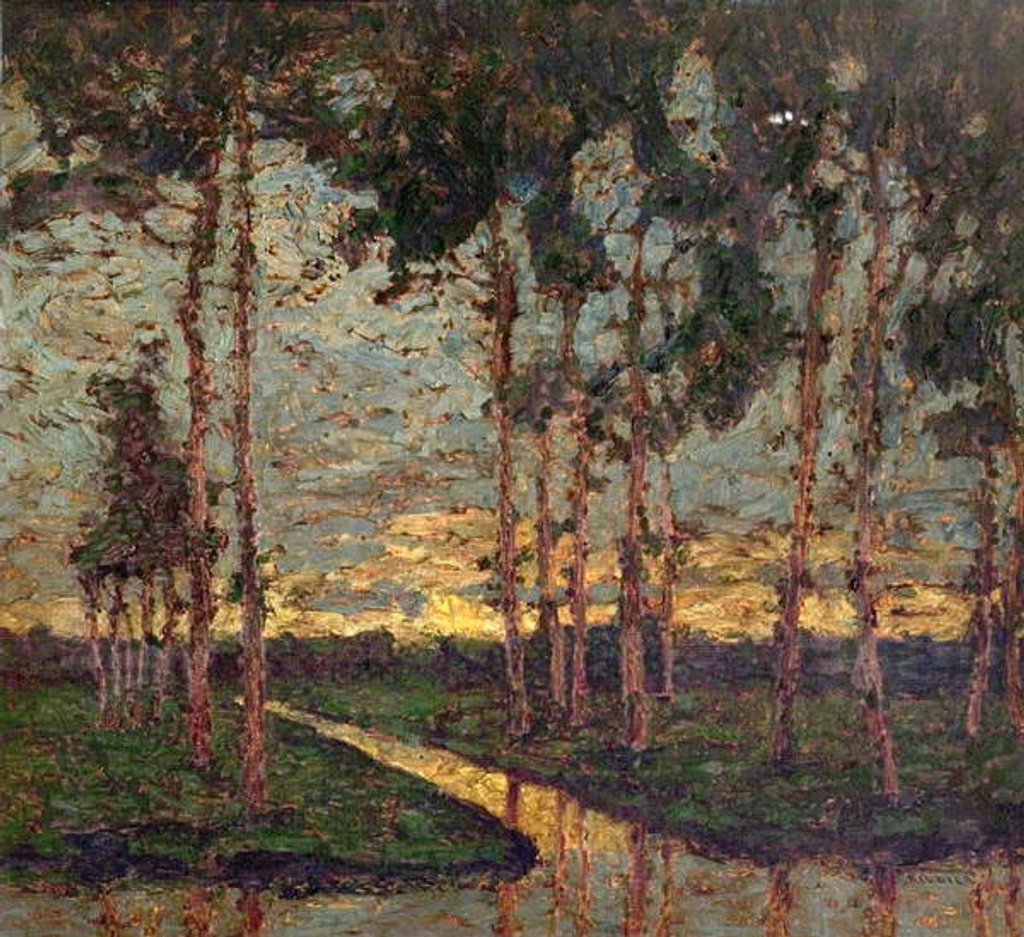 Detail of The Dyke, 1921 by William Kiddier