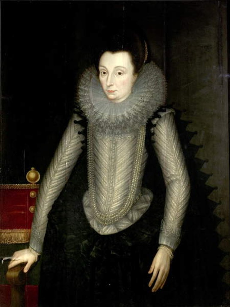 Detail of Portrait of a Lady called 'Countess of Nottingham', 1600-05 by John de Critz