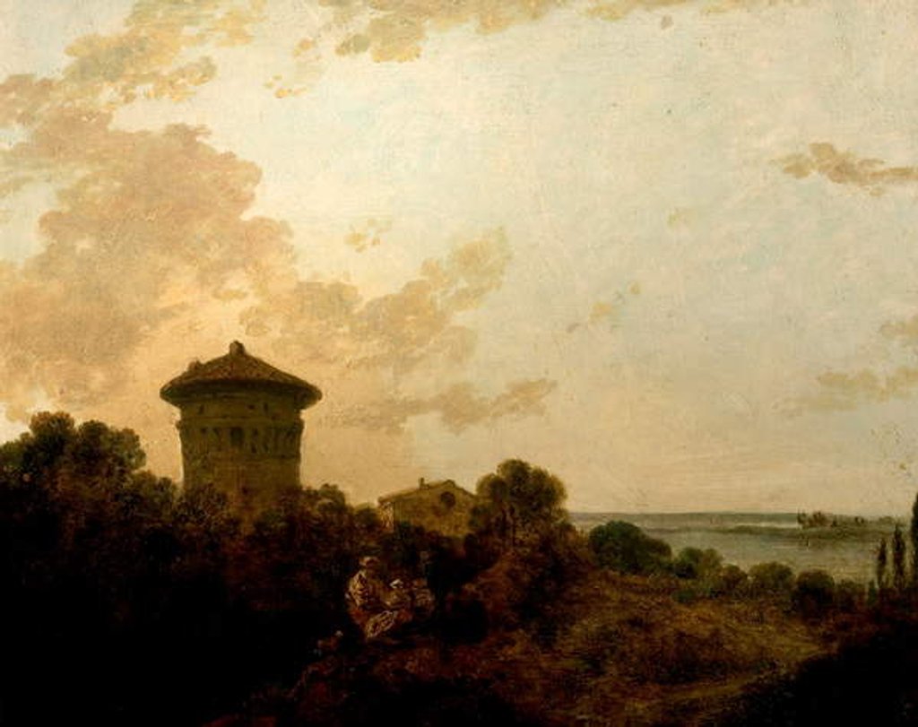 Detail of Ruins near Tivoli, Italy by British School