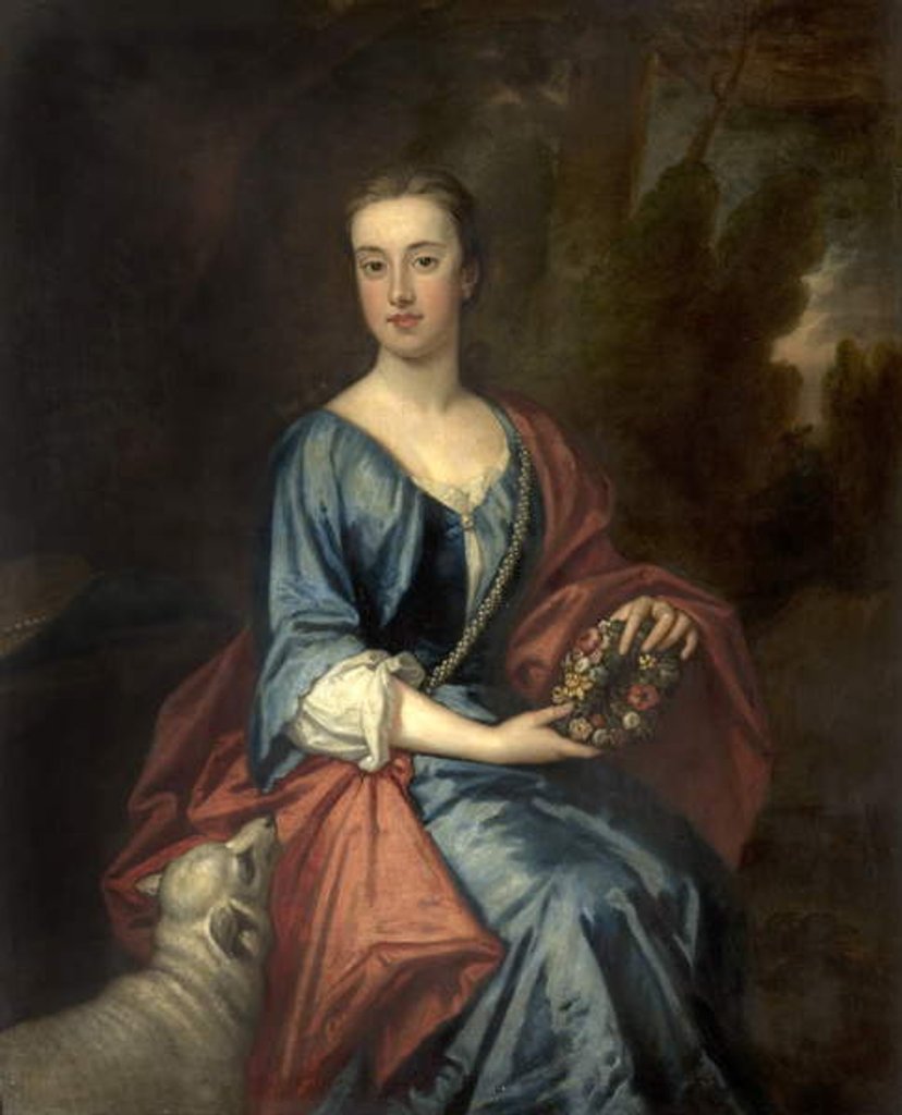 Detail of Lady Jane Jackson, 1713 by Godfrey Kneller