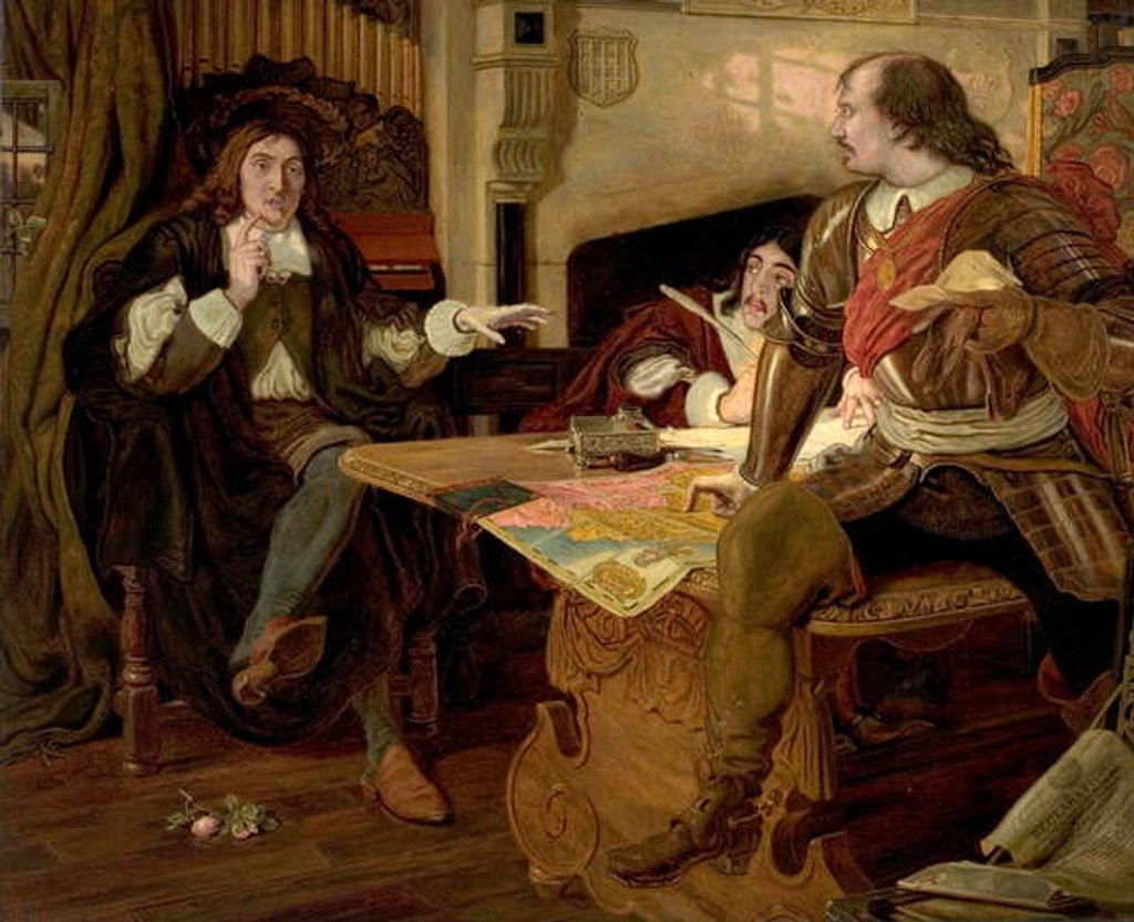 Detail of Cromwell Protector of the Vaudois, 1877 by Ford Madox Brown