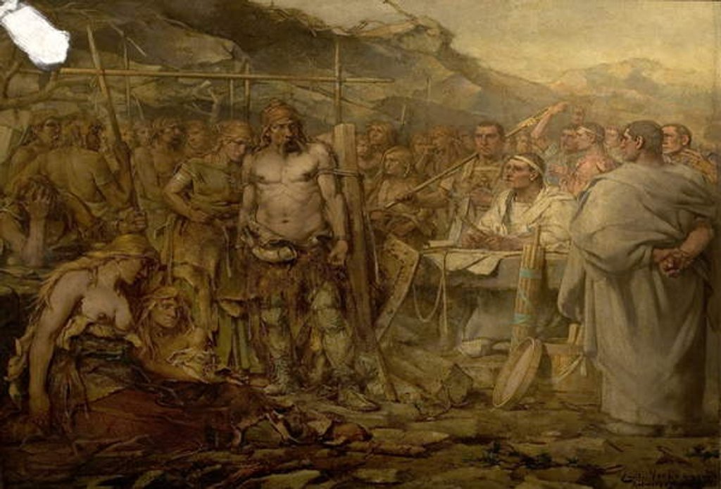 Detail of The Adriatics Passing under the Yoke by Emile Verbrugge