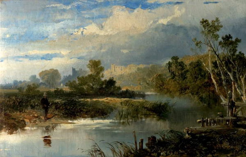 Detail of View of Richmond Hall, Yorkshire by Edmund John Niemann