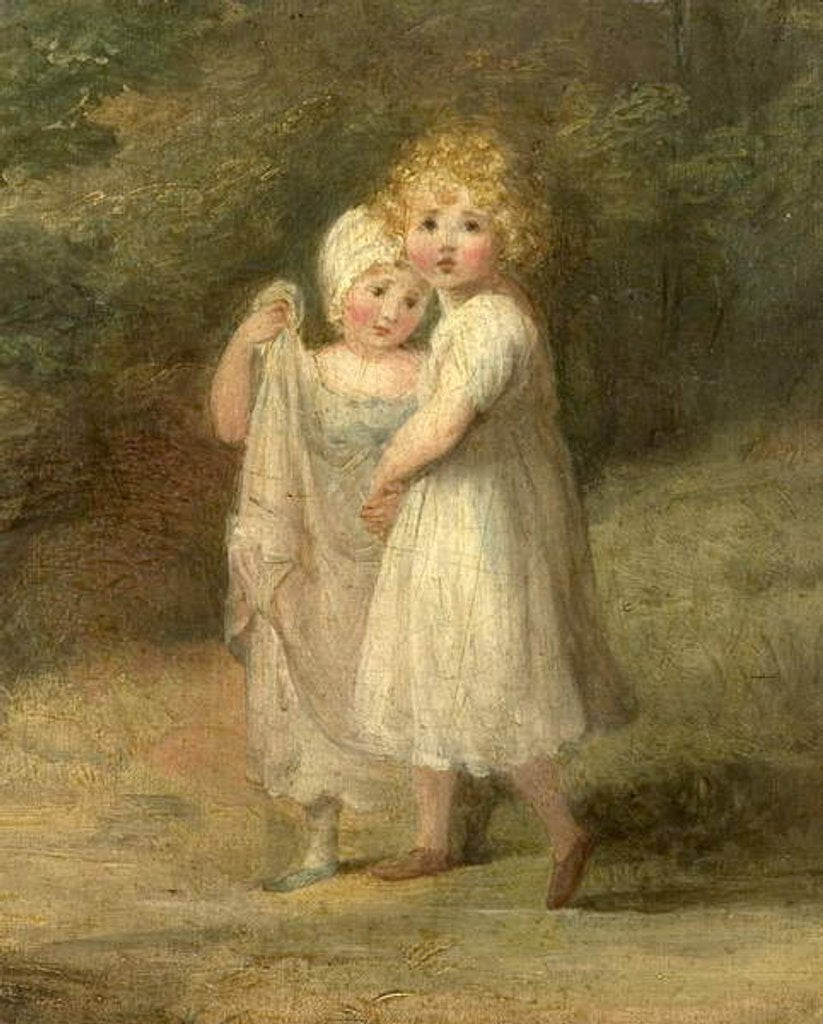 Detail of The Children of Paul Sandby by William Beechey