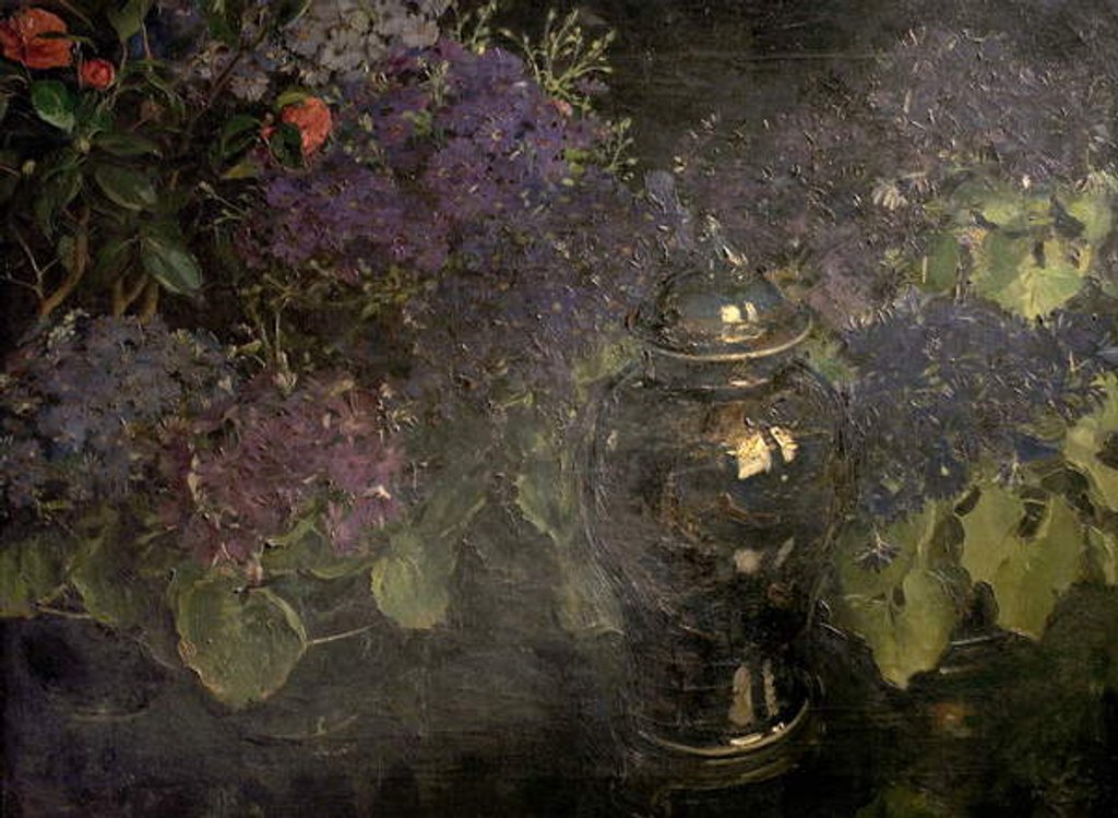 Detail of Cinerarias by William Bruce Ellis Ranken