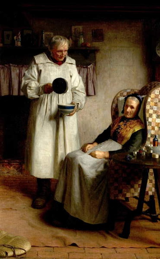 Detail of The Invalid by James Hayllar