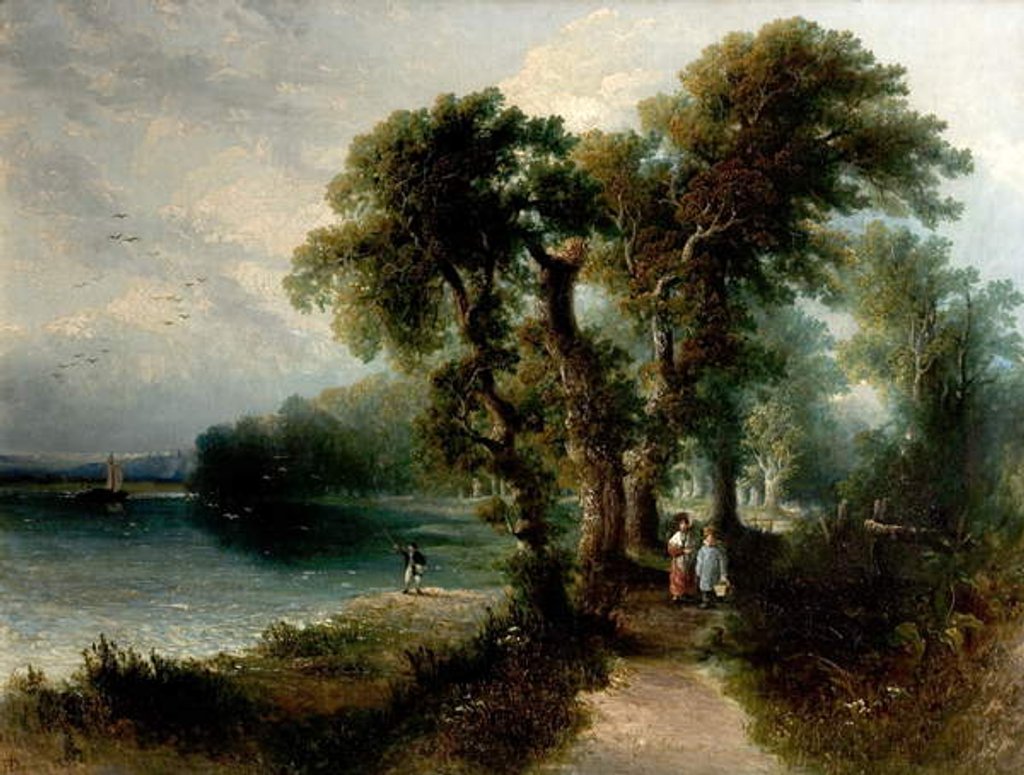 Detail of Nottingham from Wilford Grove, 1831 by Henry Dawson