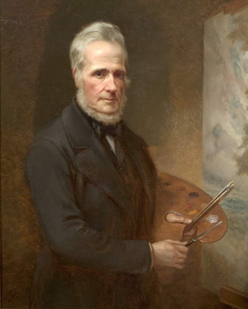 Detail of The Artist Henry Dawson by William Holmes Sullivan