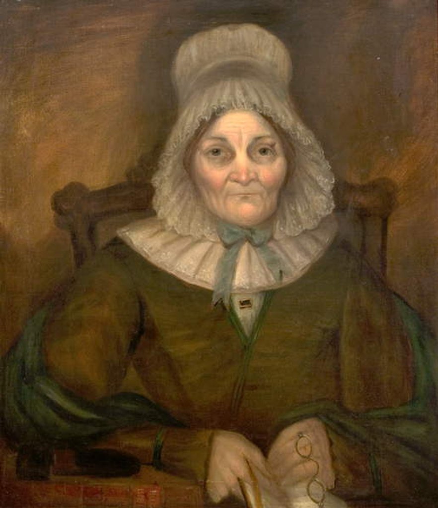 Detail of Mrs Hannah Burton, c.1800 by Unknown Artist