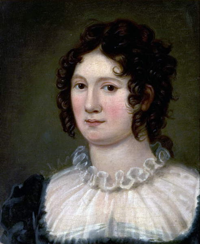 Detail of Claire Clairmont, 1819 by Amelia Curran