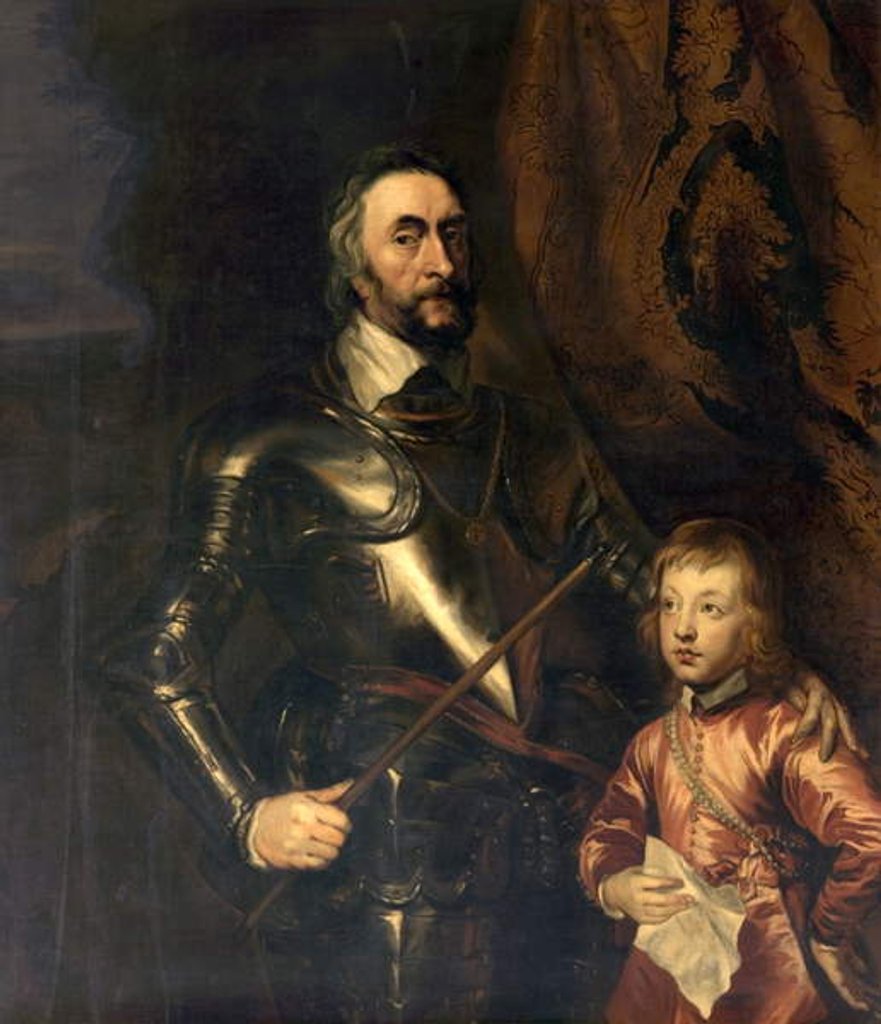 Detail of Thomas Howard, Earl of Arundel, and His Son Lord Maltravers by Anthony van (after) Dyck
