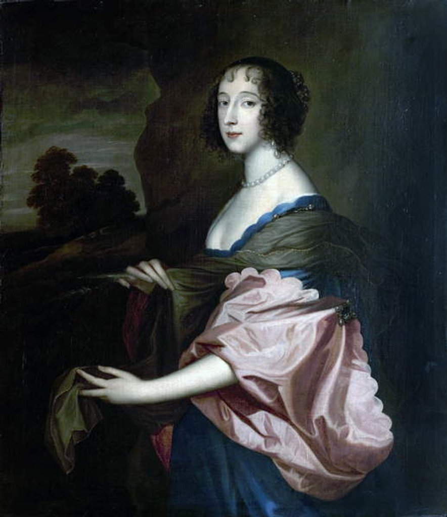 Detail of Penelope, Lady Herbert by Michael Dahl (after)