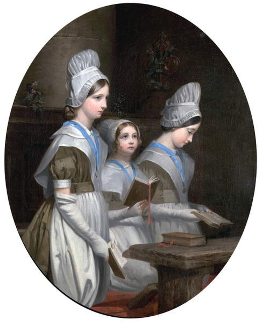 Detail of We praise thee, O Lord, 1850 by Henry Barraud