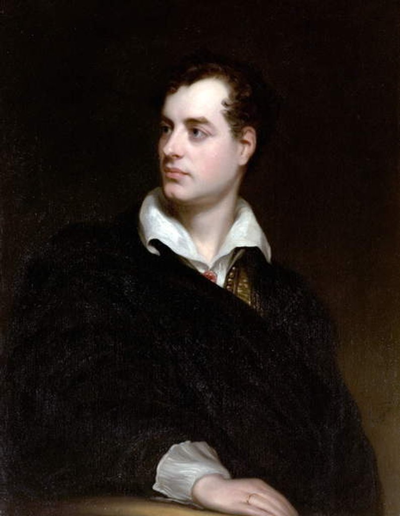 Detail of 6th Lord Byron, 1813 by Thomas Phillips