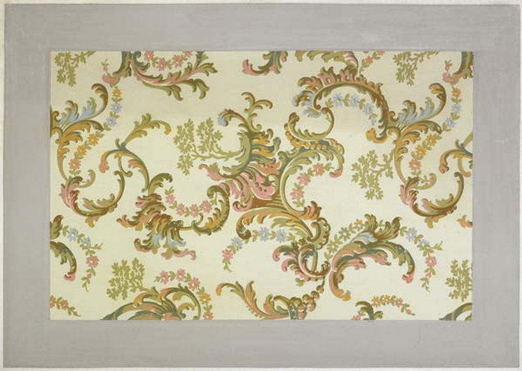 Detail of Carpet design by English School