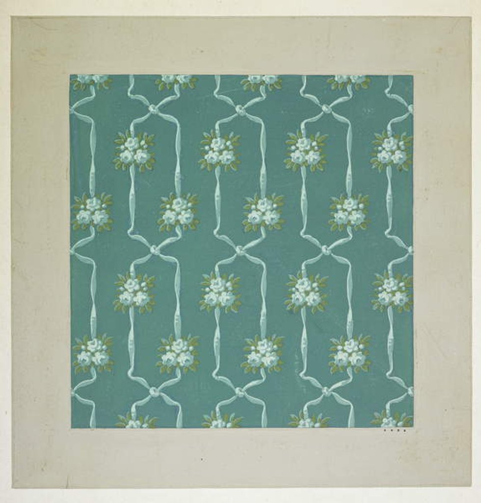 Detail of Carpet design by English School