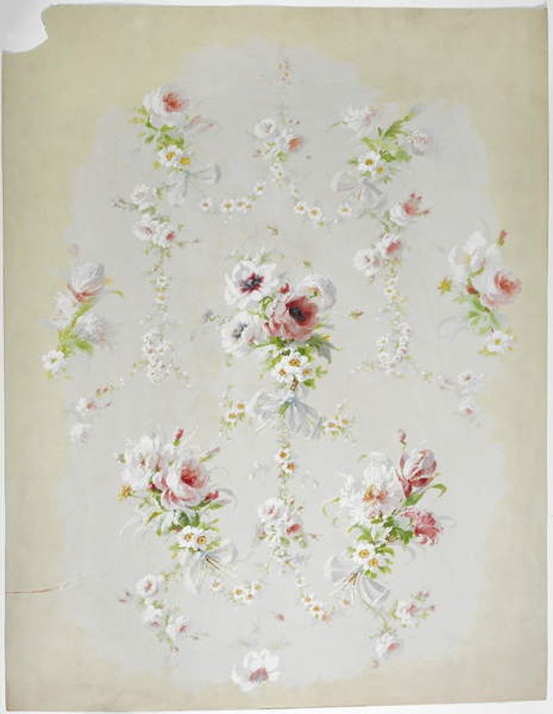 Detail of Carpet design by English School