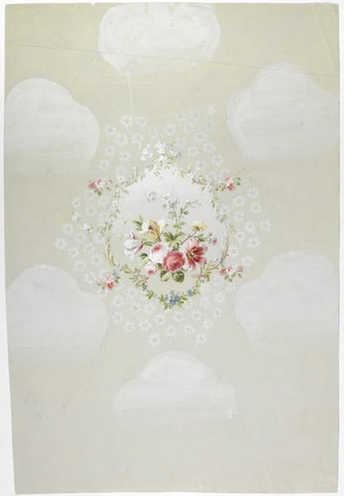 Detail of Carpet design by English School