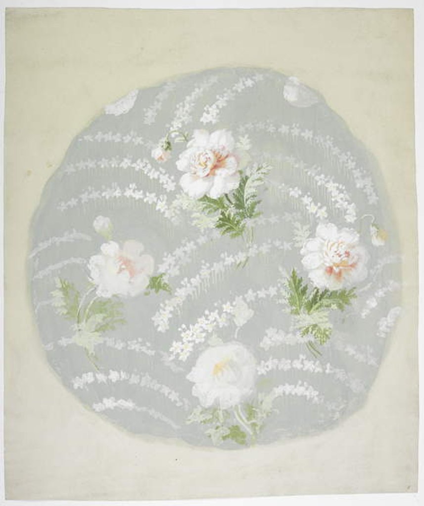 Detail of Carpet design by English School