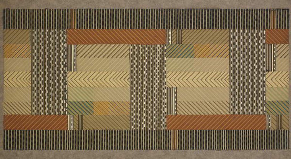 Detail of Carpet design by English School