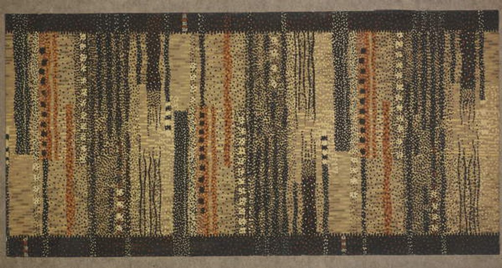 Detail of Carpet design by English School