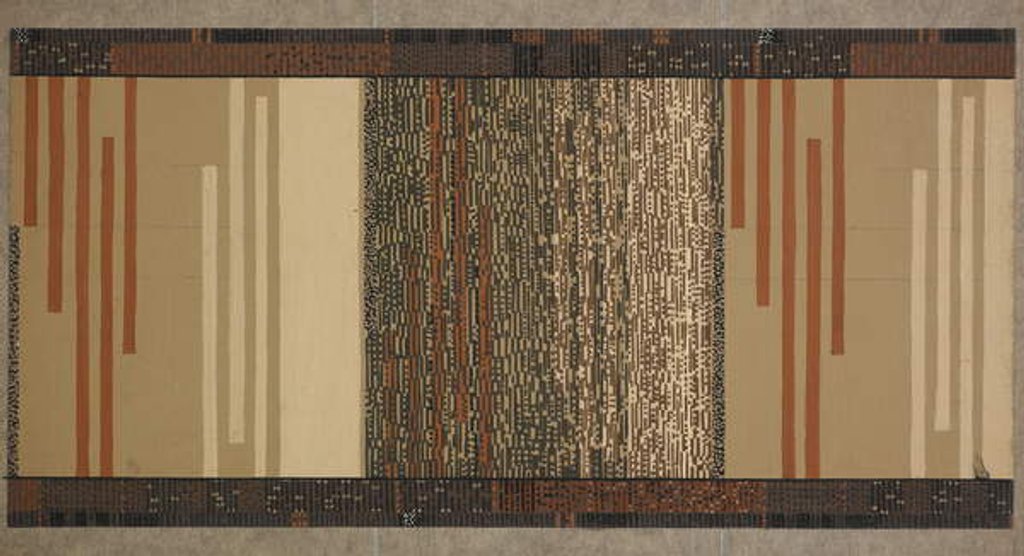 Detail of Carpet design by English School