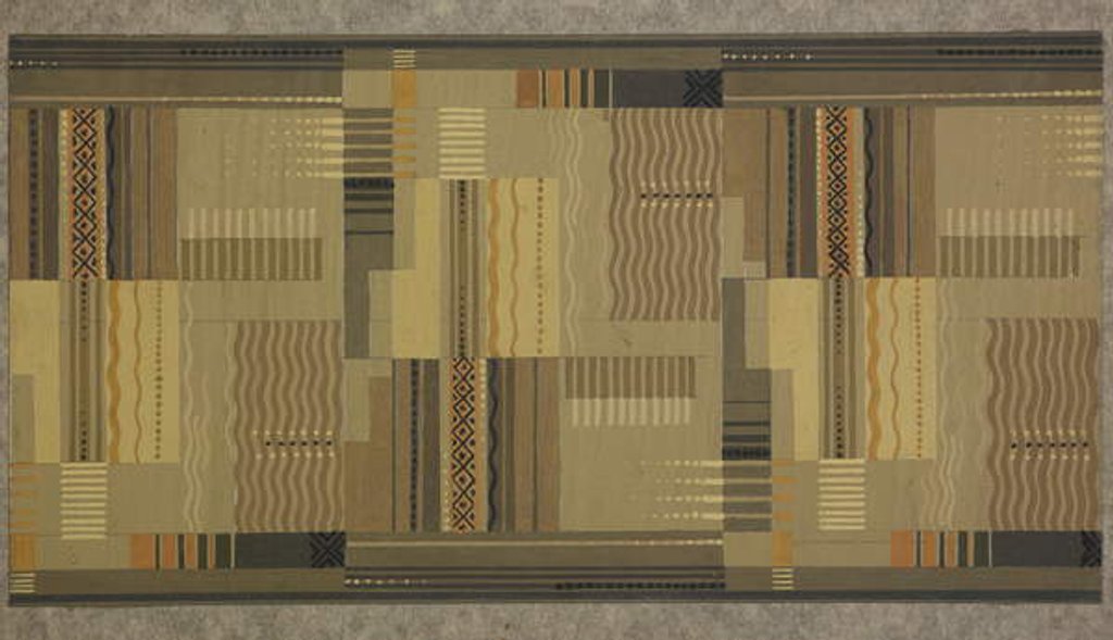 Detail of Carpet design by English School