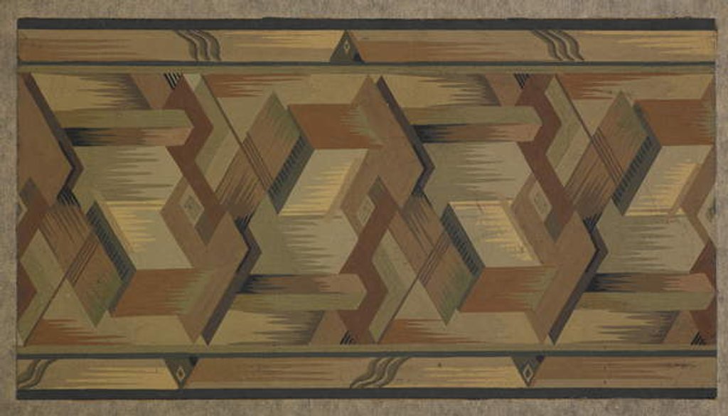 Detail of Carpet design by English School