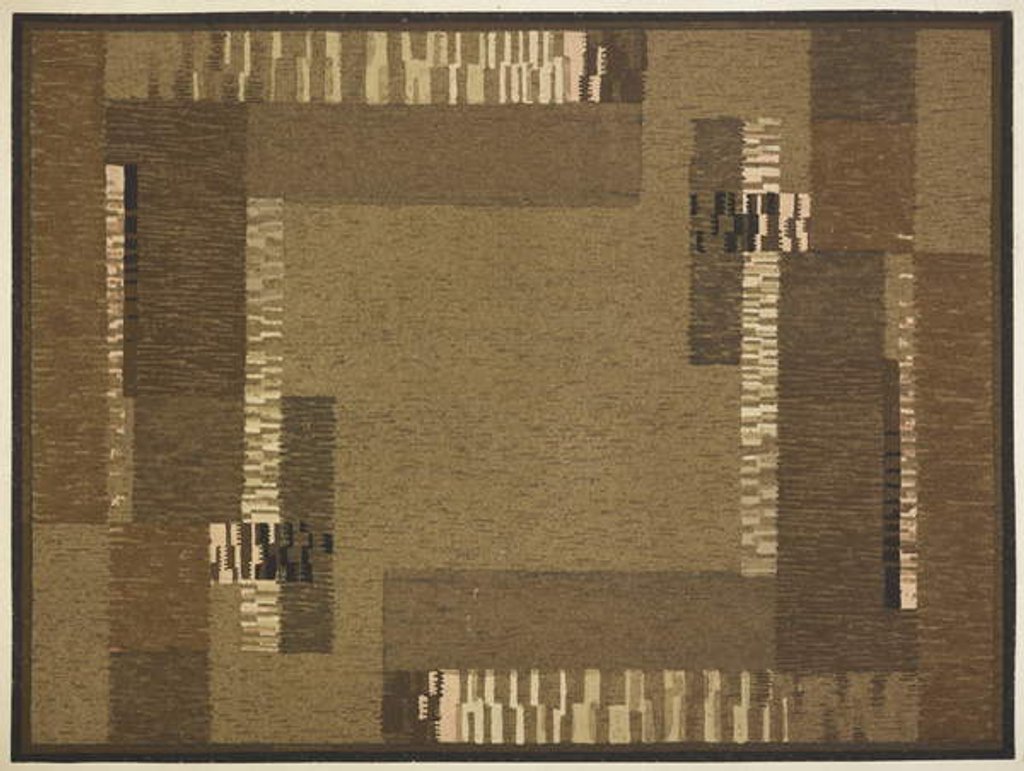 Detail of Carpet design by English School