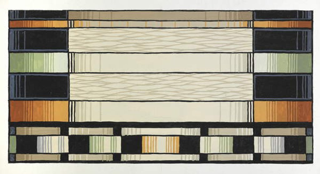 Detail of Carpet design by English School