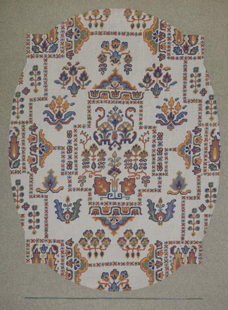 Detail of Carpet design by English School