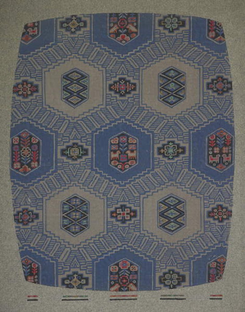 Detail of Carpet design by English School
