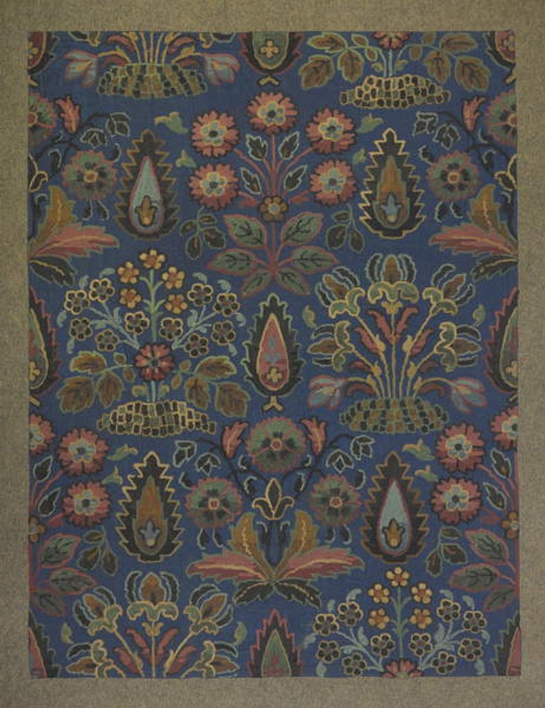 Detail of Carpet design by English School