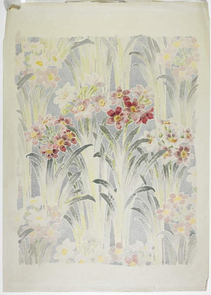 Detail of Carpet design by English School