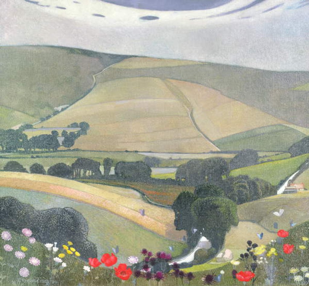 Detail of Thunderbarrow Hill, near Bramber by Edward Reginald Frampton