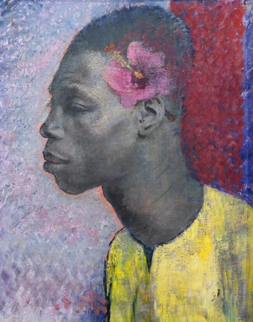 Detail of Head of a Negro by Glyn Warren Philpot