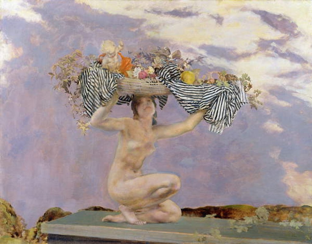 Detail of Iris, c.1915 by Charles Sims