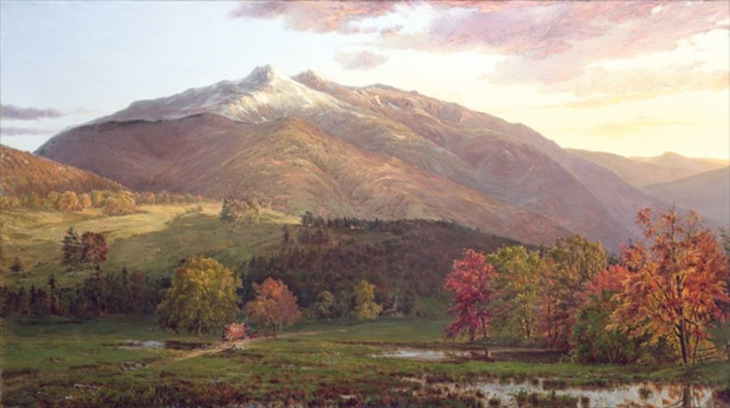 Detail of Mount Monroe and Adams, c.1874 by Horace Wolcott Robbins